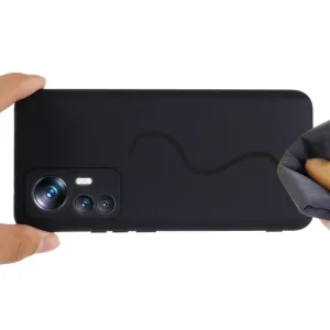 RUBBER Ochranný kryt pre Xiaomi 12T Pro čierny