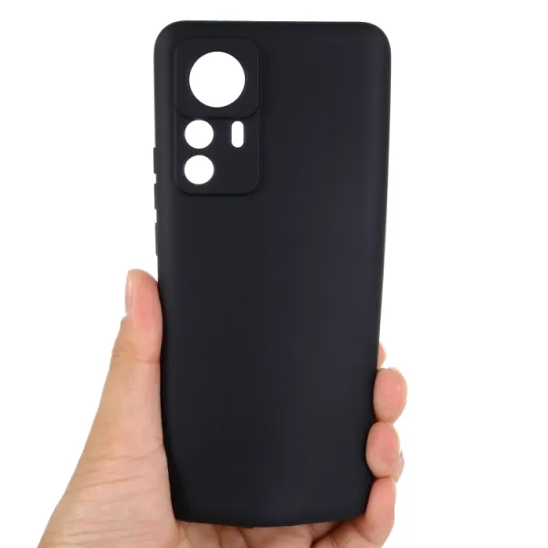 RUBBER Ochranný kryt pre Xiaomi 12T Pro čierny
