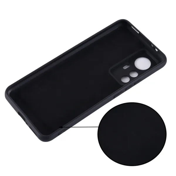 RUBBER Ochranný kryt pre Xiaomi 12T Pro čierny
