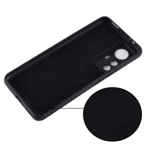 RUBBER Ochranný kryt pre Xiaomi 12T Pro čierny