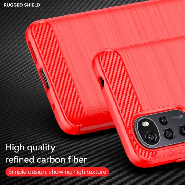 FLEXI TPU Kryt pre Motorola Moto E22s červený