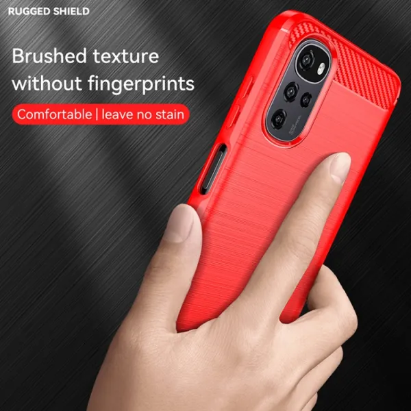 FLEXI TPU Kryt pre Motorola Moto E22s červený