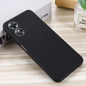 RUBBER Ochranný kryt pre Oppo A17 čierny