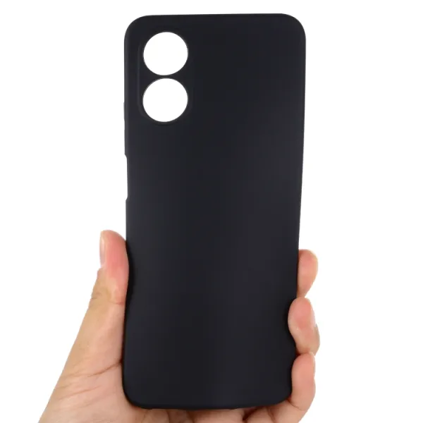 RUBBER Ochranný kryt pre Oppo A17 čierny