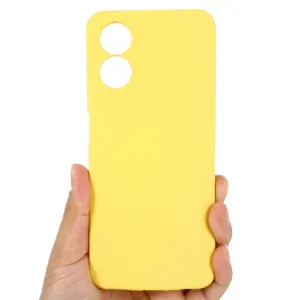 RUBBER Ochranný kryt pre Oppo A17 žltý