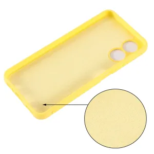 RUBBER Ochranný kryt pre Oppo A17 žltý