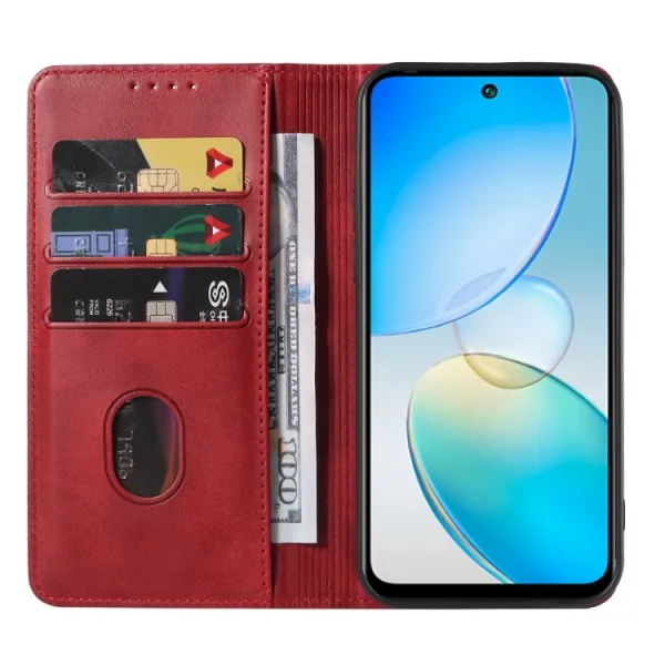 MAGNETIC Zaklápací kryt pre Infinix Hot 11 červený
