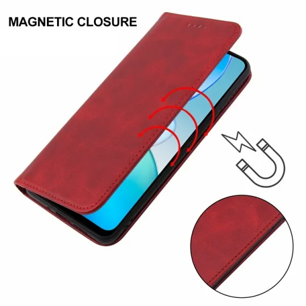 MAGNETIC Zaklápací kryt pre Infinix Hot 11 červený