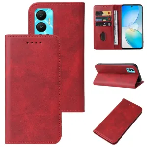MAGNETIC Zaklápací kryt pre Infinix Hot 11 červený