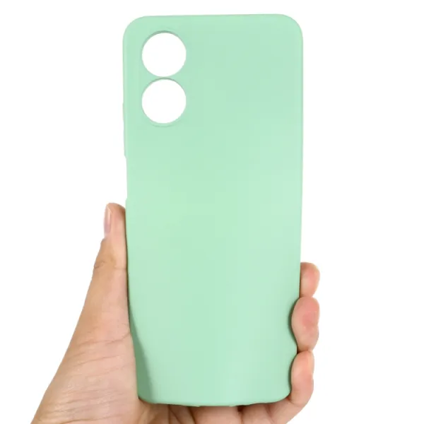 RUBBER Ochranný kryt pre Oppo A17 zelený