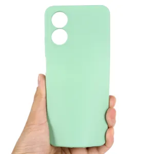RUBBER Ochranný kryt pre Oppo A17 zelený