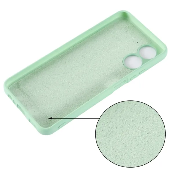 RUBBER Ochranný kryt pre Oppo A17 zelený