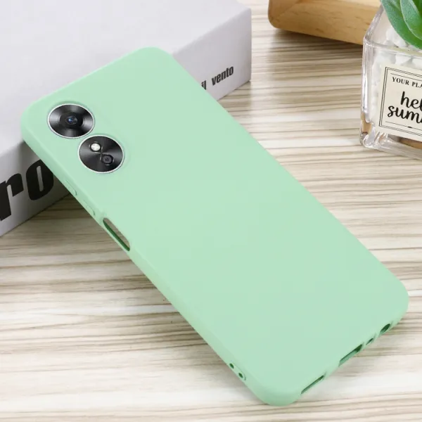 RUBBER Ochranný kryt pre Oppo A17 zelený