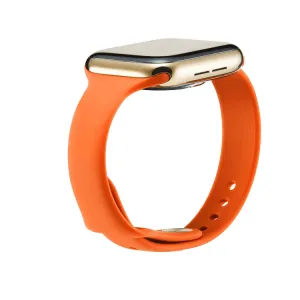 THIN Silikónový remienok Apple Watch 9 / 8 / 7 (41mm) / 6 / SE / 5 / 4 (40mm) / 3 / 2 / 1 (38mm) ORANGE