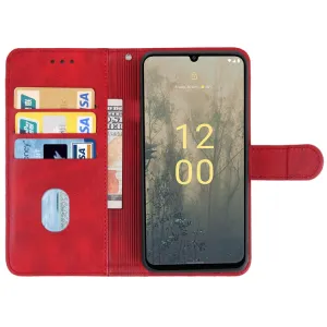 SMOOTH Peňaženkové puzdro pre Nokia C31 červené