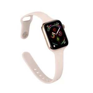 THIN Silikónový remienok Apple Watch Ultra 1 / 2 / 3 (49mm) / 9 / 8 / 7 (45mm) / 6 / SE / 5 / 4 (44mm) / 3 / 2 / 1 (42mm) PINK SILTY