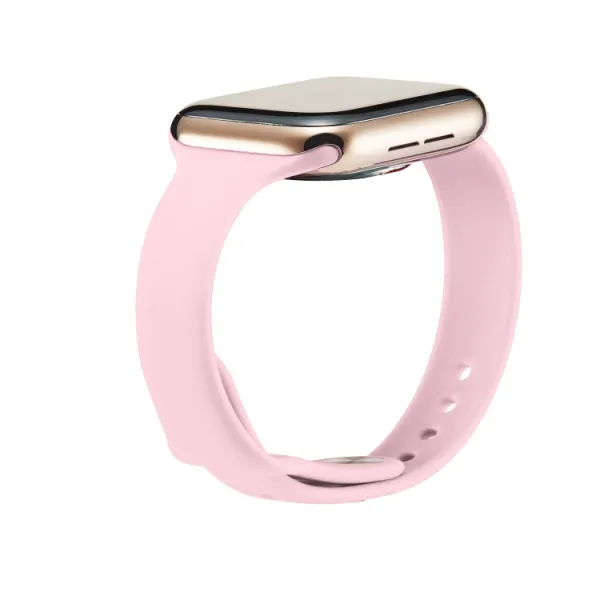 THIN Silikónový remienok Apple Watch 9 / 8 / 7 (41mm) / 6 / SE / 5 / 4 (40mm) / 3 / 2 / 1 (38mm) PINK