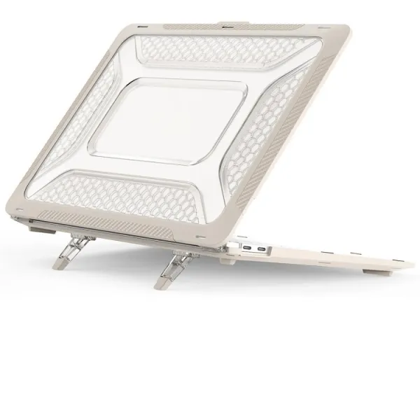 ENKAY RUGGED Ochranný set pre Apple Macbook Air 13 A2179 / A2337 KHAKI