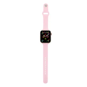 THIN Silikónový remienok Apple Watch 9 / 8 / 7 (41mm) / 6 / SE / 5 / 4 (40mm) / 3 / 2 / 1 (38mm) PINK