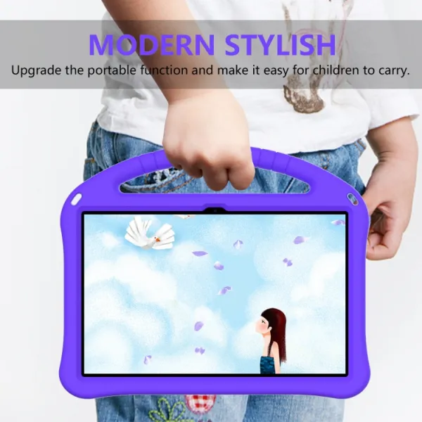 KIDDO Detský obal pre Lenovo Tab P11 Pro Gen2 fialový