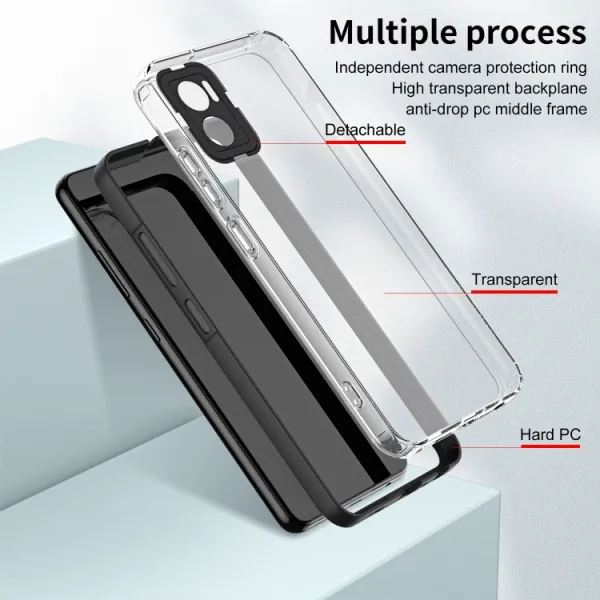 CRYSTAL Ochranný kryt pre Motorola Moto E22 / E22i čierny