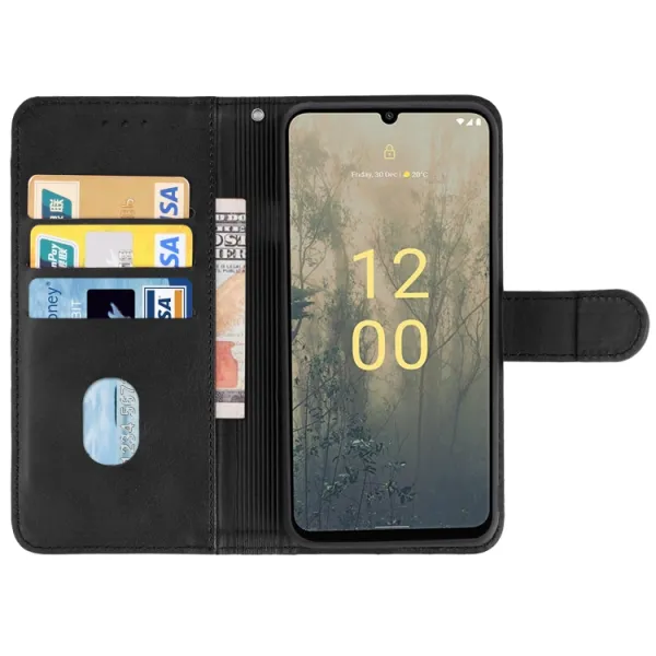 SMOOTH Peňaženkové puzdro pre Nokia C31 čierne