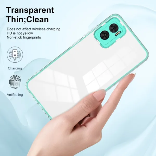 CRYSTAL Ochranný kryt pre Motorola Moto E22 / E22i zelený