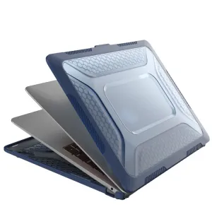 ENKAY RUGGED Ochranný set pre Apple Macbook Air 13 A2179 / A2337 modrý