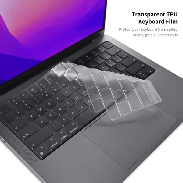 ENKAY RUGGED Ochranný set pre Apple Macbook Pro 16 A2141 modrý