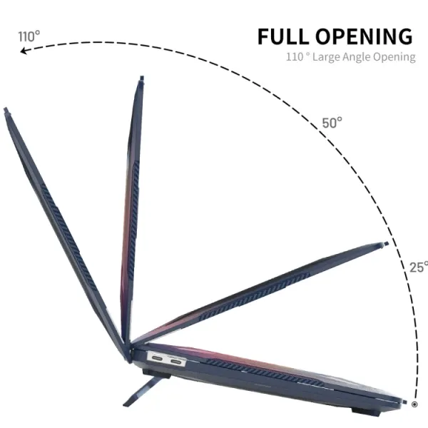ENKAY RUGGED Ochranný set pre Apple MacBook Air 13" A1932 modrý