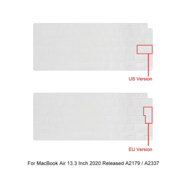 ENKAY RUGGED Ochranný set pre Apple Macbook Air 13 A2179 / A2337 modrý