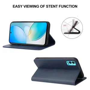 MAGNETIC Zaklápací kryt pre Infinix Hot 11 modrý