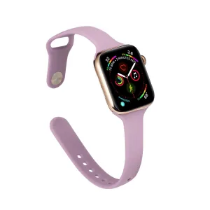 THIN Silikónový remienok Apple Watch Ultra 1 / 2 / 3 (49mm) / 9 / 8 / 7 (45mm) / 6 / SE / 5 / 4 (44mm) / 3 / 2 / 1 (42mm) PURPLE