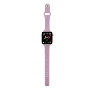 THIN Silikónový remienok Apple Watch Ultra 1 / 2 / 3 (49mm) / 9 / 8 / 7 (45mm) / 6 / SE / 5 / 4 (44mm) / 3 / 2 / 1 (42mm) PURPLE