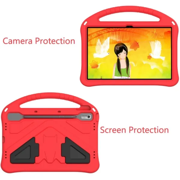 KIDDO Detský obal pre Lenovo Tab P11 Pro Gen2 červený