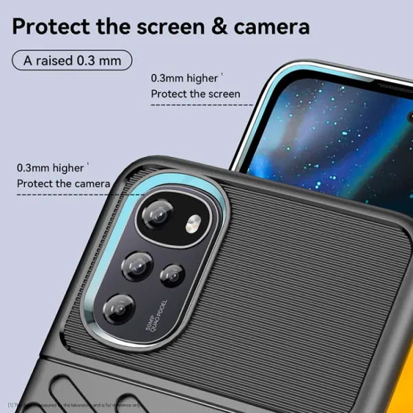 THUNDER Ochranný kryt Motorola Moto E22s čierny