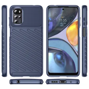 THUNDER Ochranný kryt Motorola Moto E22s modrý