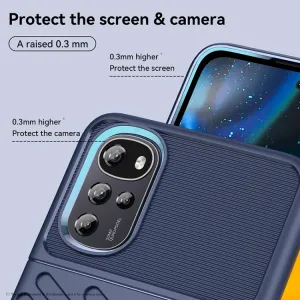 THUNDER Ochranný kryt Motorola Moto E22s modrý