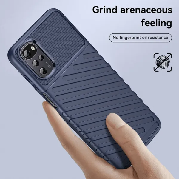 THUNDER Ochranný kryt Motorola Moto E22s modrý