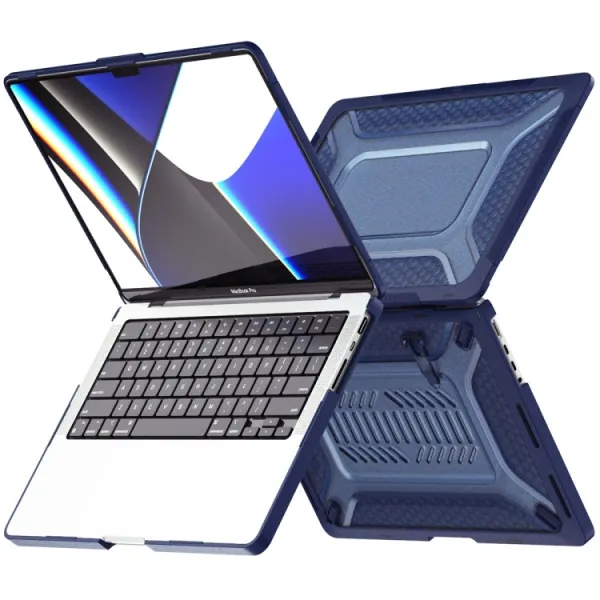 ENKAY RUGGED Ochranný set pre Apple MacBook Pro 14" A2442 / A2279 KHAKI