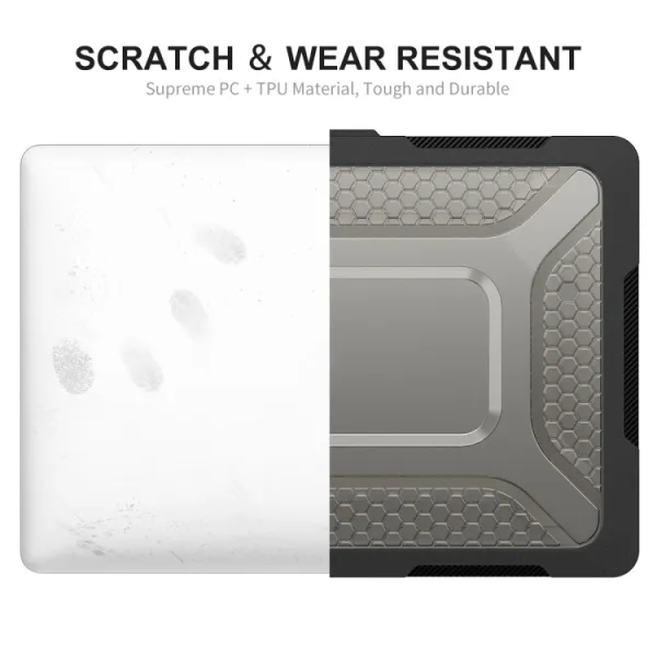 ENKAY RUGGED Ochranný set pre Apple Macbook Air 13 A2681 šedý
