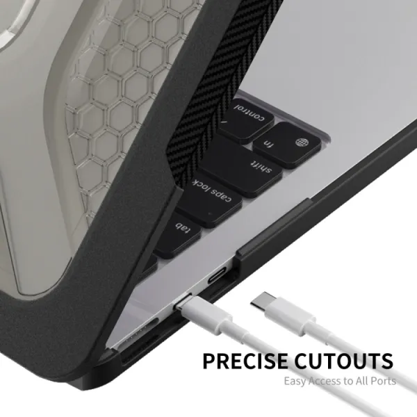 ENKAY RUGGED Ochranný set pre Apple Macbook Air 13 A2681 šedý
