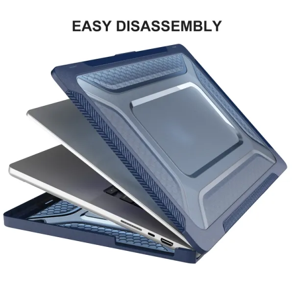 ENKAY RUGGED Ochranný set pre Apple MacBook Pro 14" A2442 / A2279 KHAKI