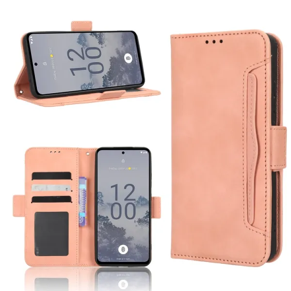 SLOT Peňaženkový obal pre Nokia X30 ružový