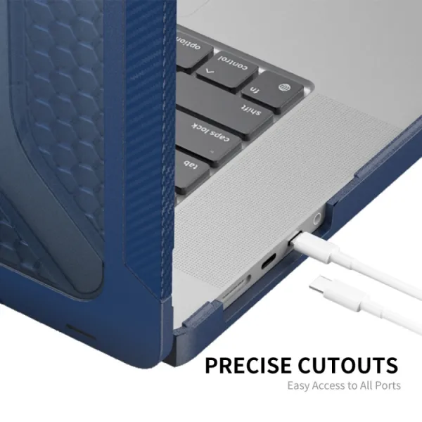 ENKAY RUGGED Ochranný set pre Apple MacBook Pro 14" A2442 / A2279 KHAKI