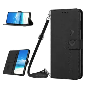 ART SMILE Peňaženkový kryt so šnúrkou Oppo A17 čierny