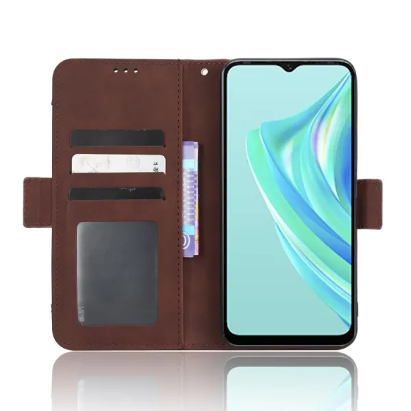 SLOT Peňaženkový obal pre Infinix Hot 20i hnedý