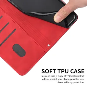 ART SMILE Peňaženkový kryt so šnúrkou Xiaomi Redmi Note 12 5G červený