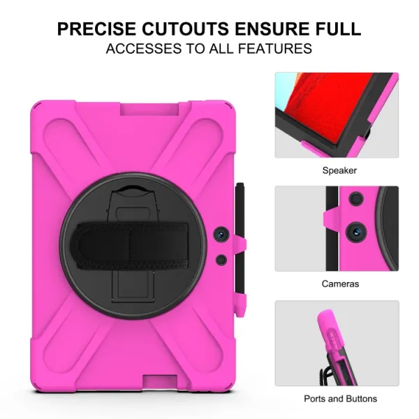STANDING ULTRA Odolný kryt pre MicroSoft Surface Pro X ružový