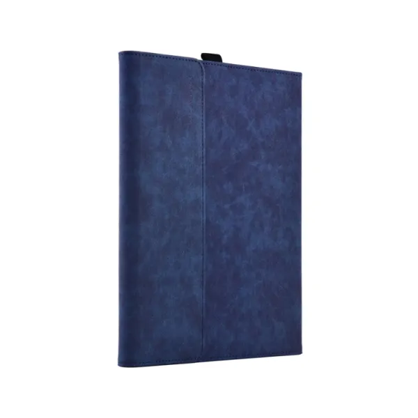 CARA 2v1 Zaklápací obal + puzdro na príslušenstvo pre Microsoft Surface Pro X modré